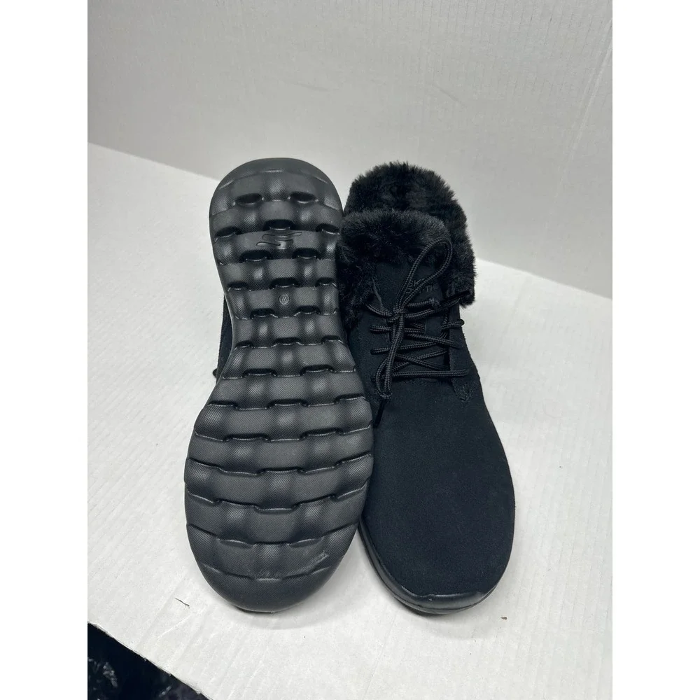 Skechers Women's‎ Performance On-The-Go Joy Bootie Black Shearling 15506 Size 9
